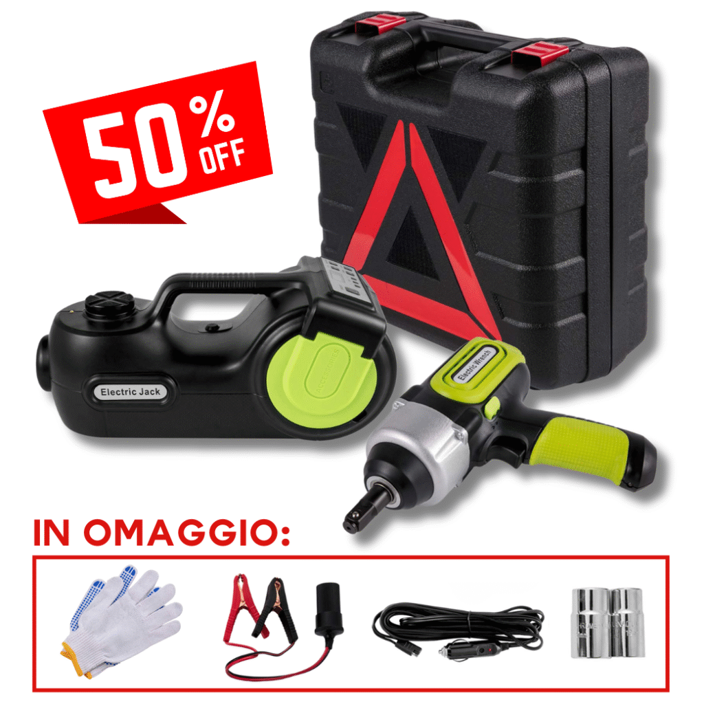 cric elettrico 3in1