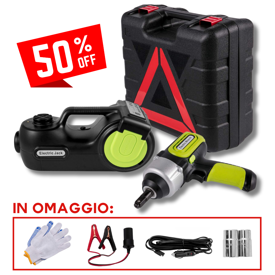 cric elettrico 3in1